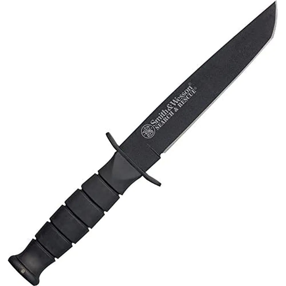Smith & Wesson Search and Rescue CKSURT 10.5in S.S. Fixed Blade Knife with 6in Tanto Blade and Aluminum Handle for Outdoor Tactical Survival and EDC