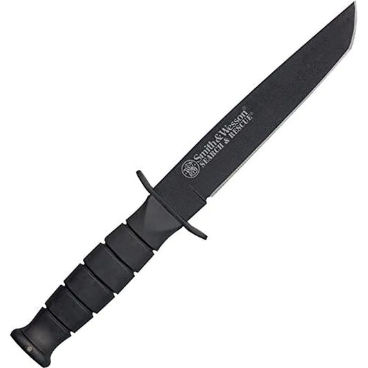 Smith & Wesson Search and Rescue CKSURT 10.5in S.S. Fixed Blade Knife with 6in Tanto Blade and Aluminum Handle for Outdoor Tactical Survival and EDC